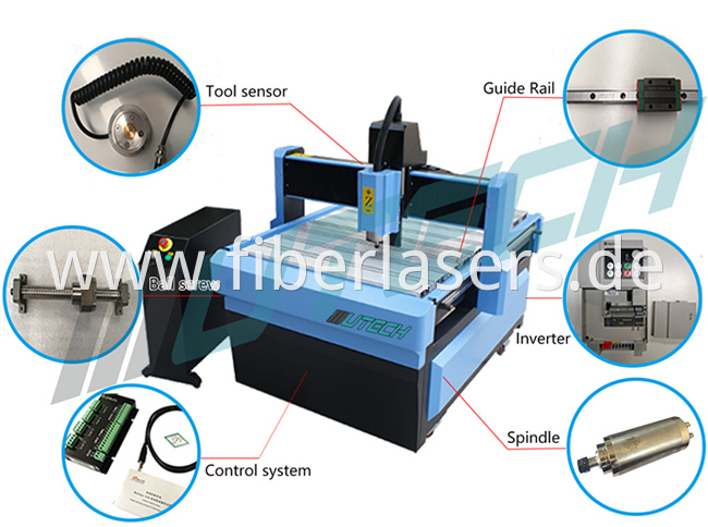 1 5kw Water Cooling Wood Cnc Engraving Router Machine